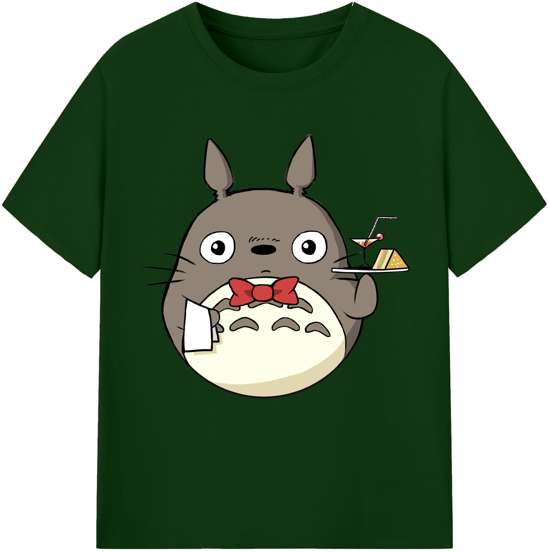 （画像用） となりのトトロ 草壁メイ 草壁サツキ My Neighbor Totoro Satsuki Kusakabe Mei Kusakabe 綿100％半袖Tシャツ（フロントプリント）